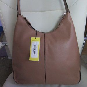 NEW Karen Millen Leather Hobo Handbags Zipper Shoulder Bag $380